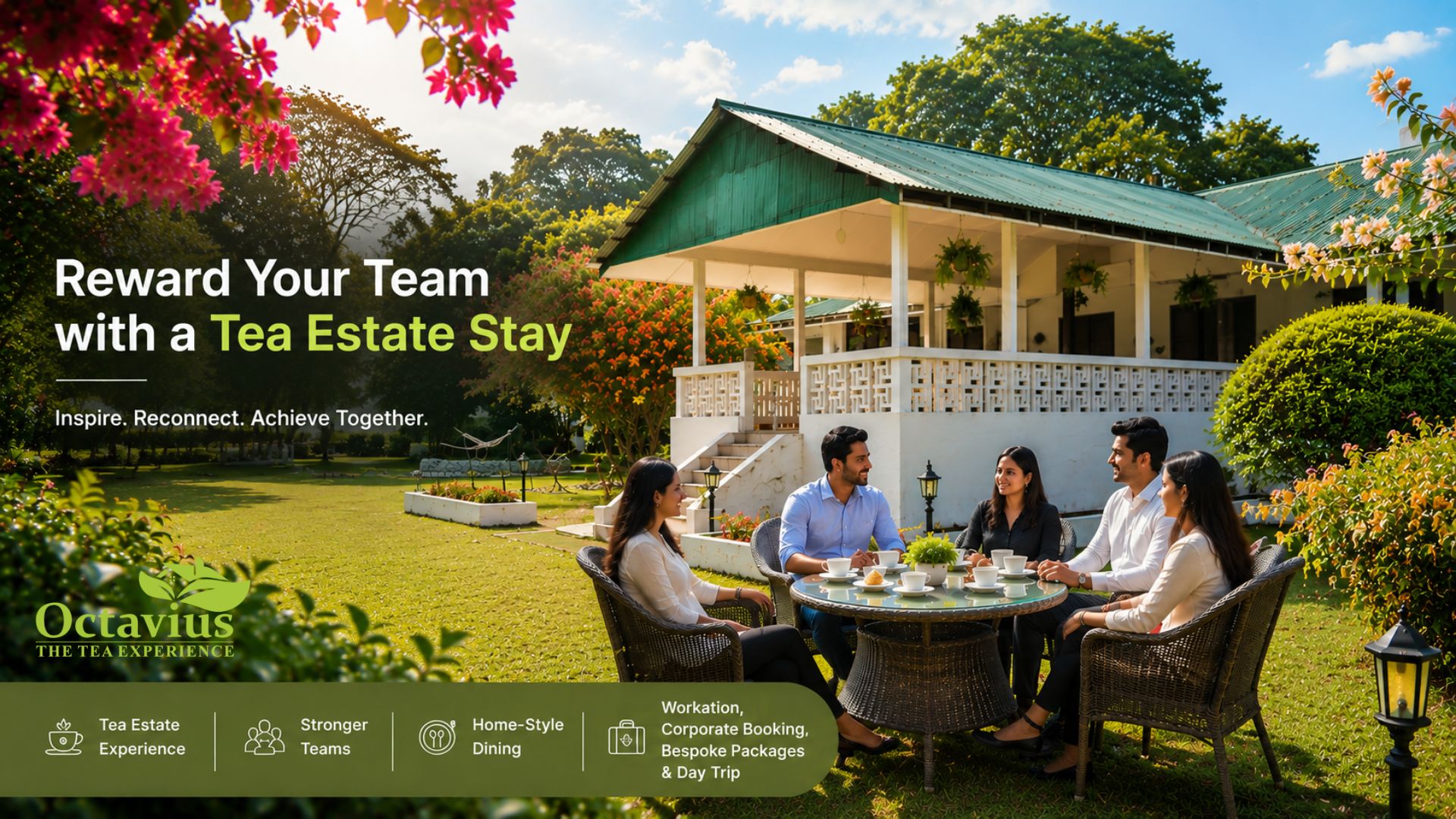 corporate team tea estate stay