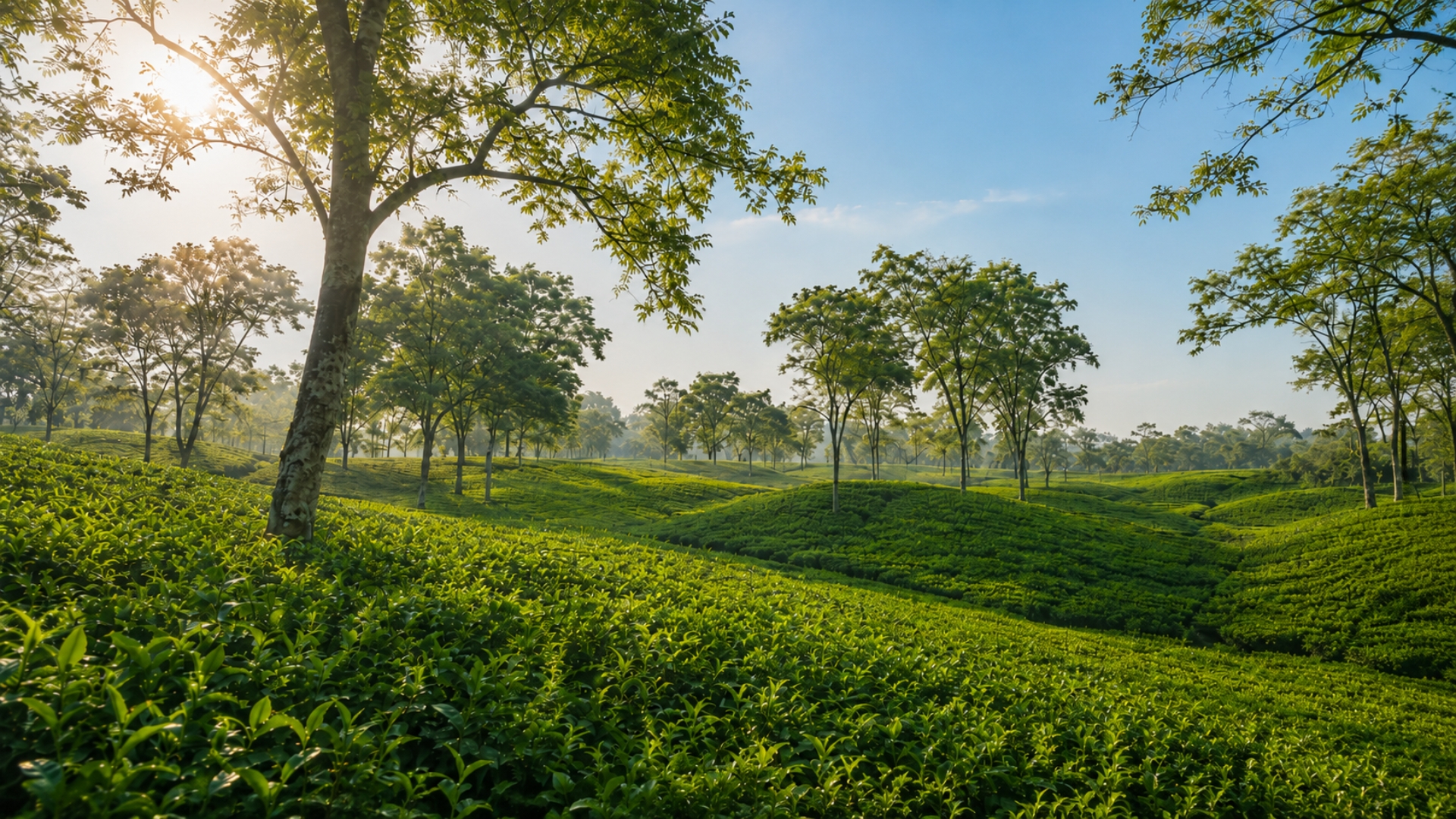 dooars tea garden in october
